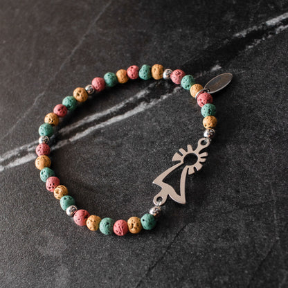 Pulsera Virgen del Pilar acero