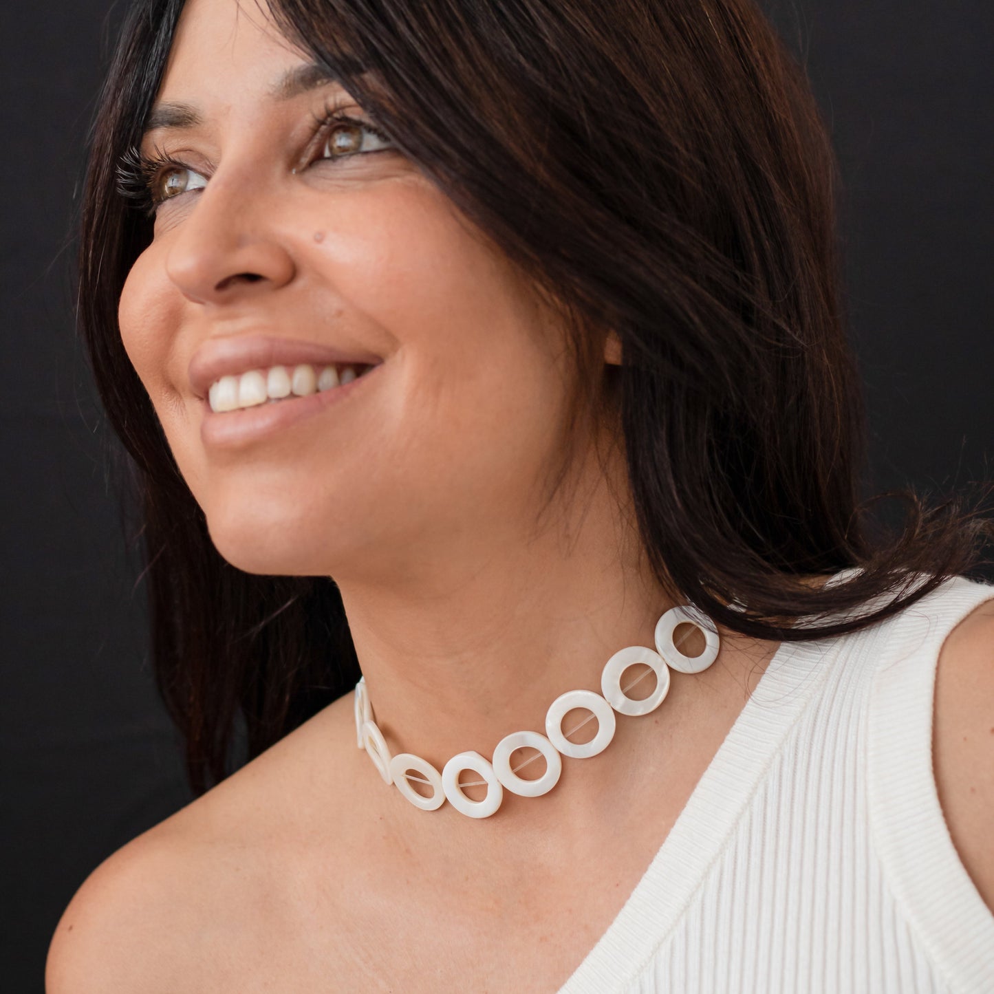 Choker Luna de Nácar