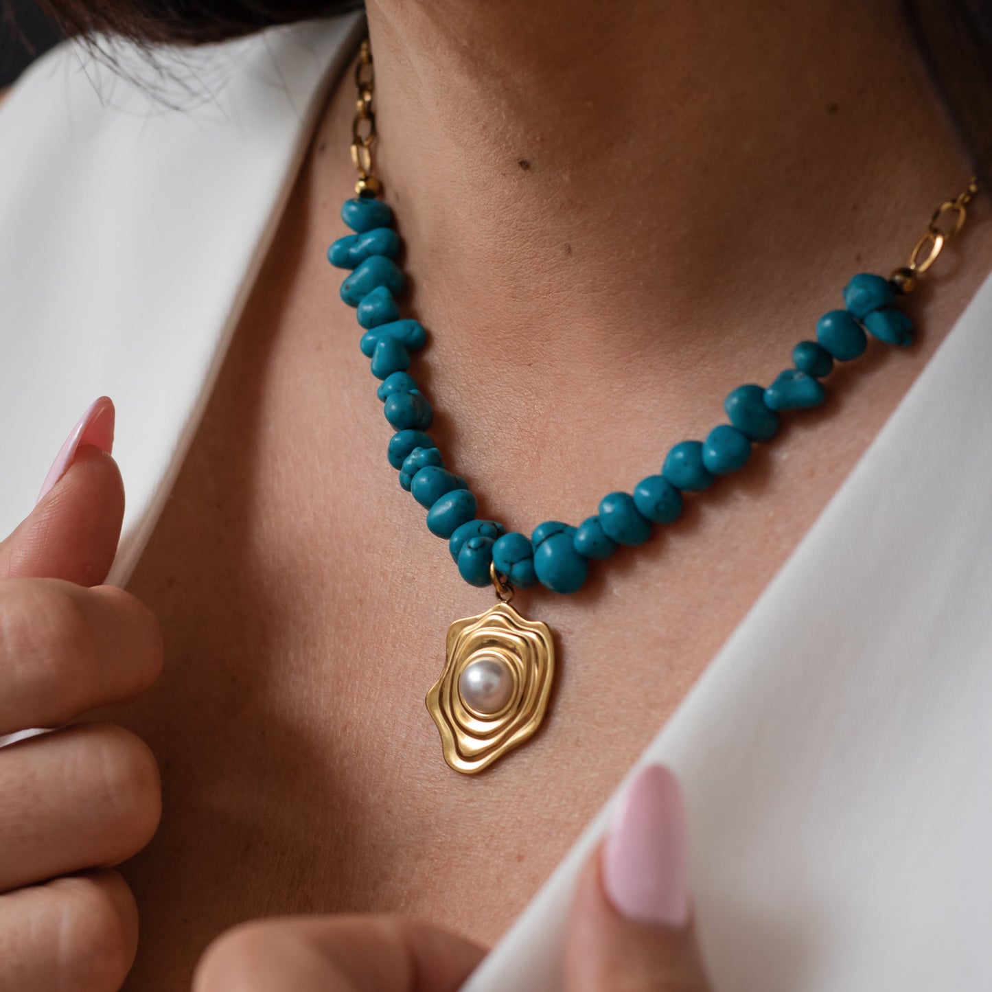 Collar Cadena Azzura