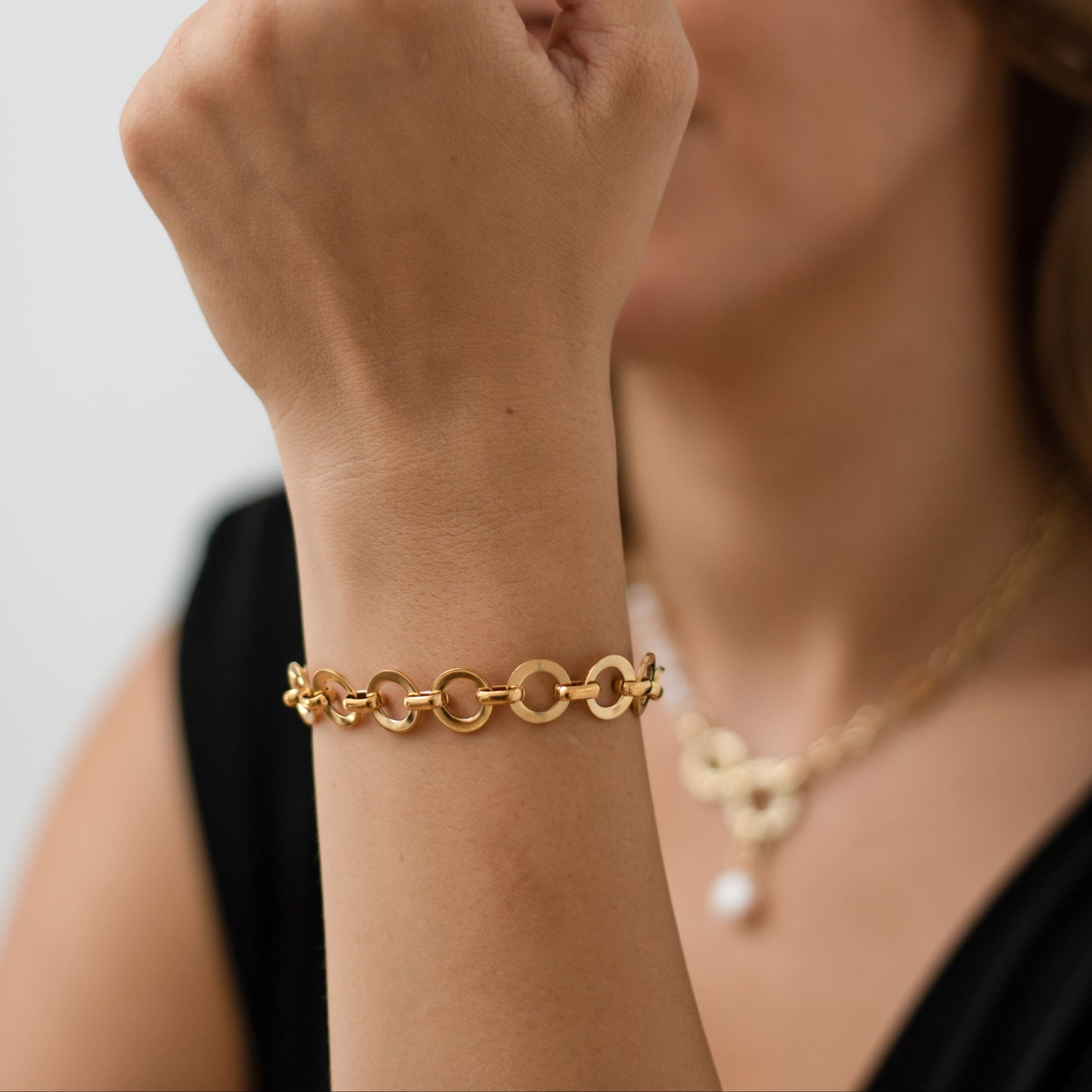 Pulsera y Collar Círculos infinitos