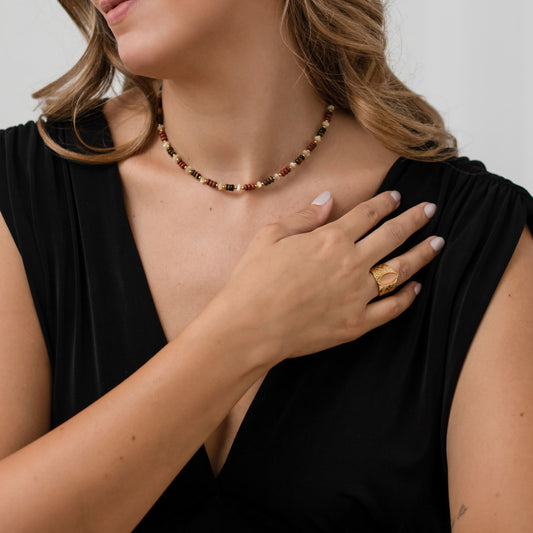 Collar Aurora y Anillo Cumbre