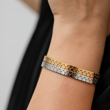 Pulsera Corazón Entrelazado