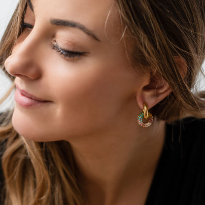 Pendientes Círculo de Luz