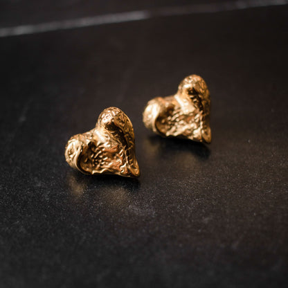 Pendientes Corazón relieve