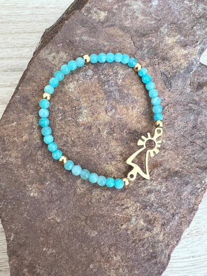 Pulsera Virgen del Pilar acero