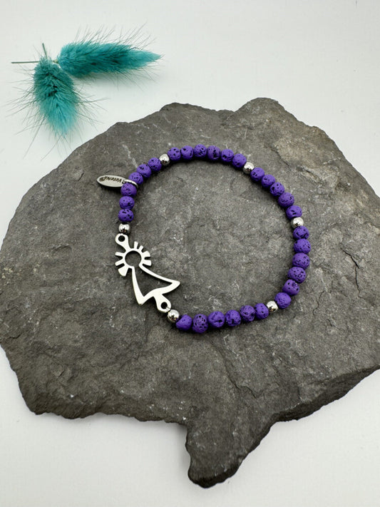 Pulsera Virgen del Pilar acero