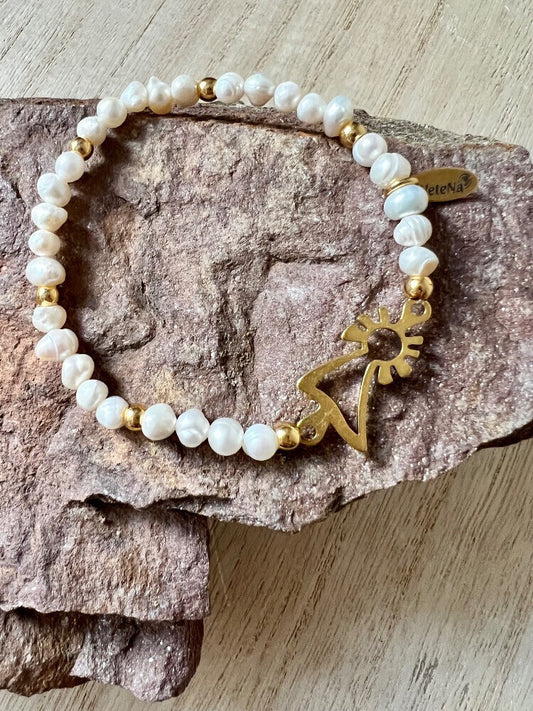 Pulsera Virgen Perlas