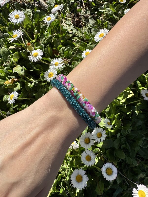 Dúo de pulseras Cristal Tejido - Imagen 4